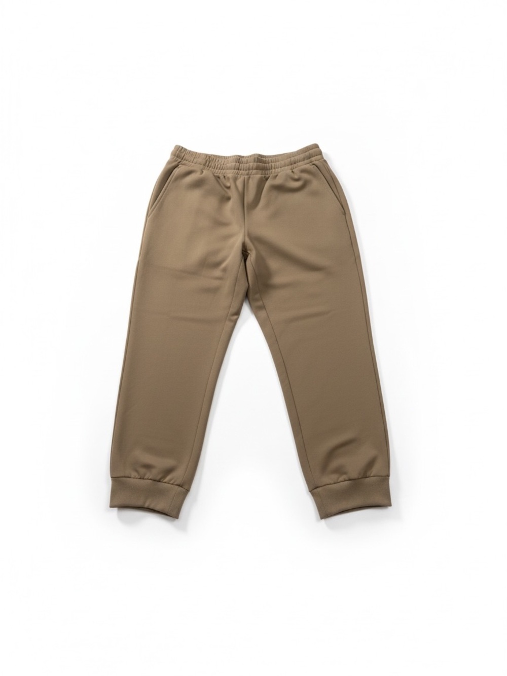 Classic Elastic Waist Jogger Pants in Khaki for Men